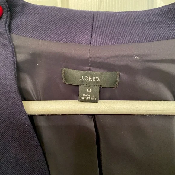 Beautiful Navy Blue J. Crew Blazer - Picture 2 of 2